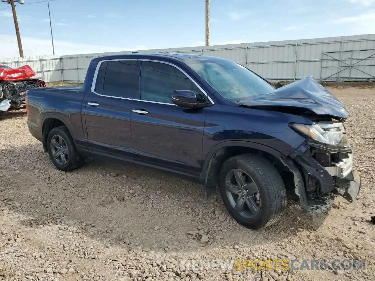 4 fotografías del automóvil dañado 5FPYK3F74NB016933 HONDA RIDGELINE 2022