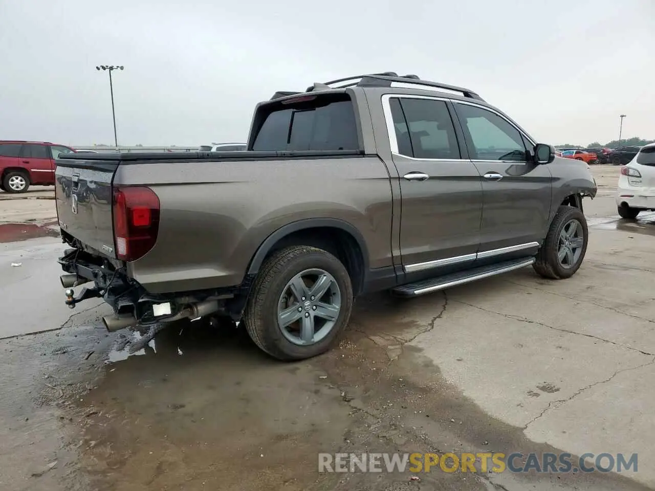 3 fotografías del automóvil dañado 5FPYK3F75NB000675 HONDA RIDGELINE 2022