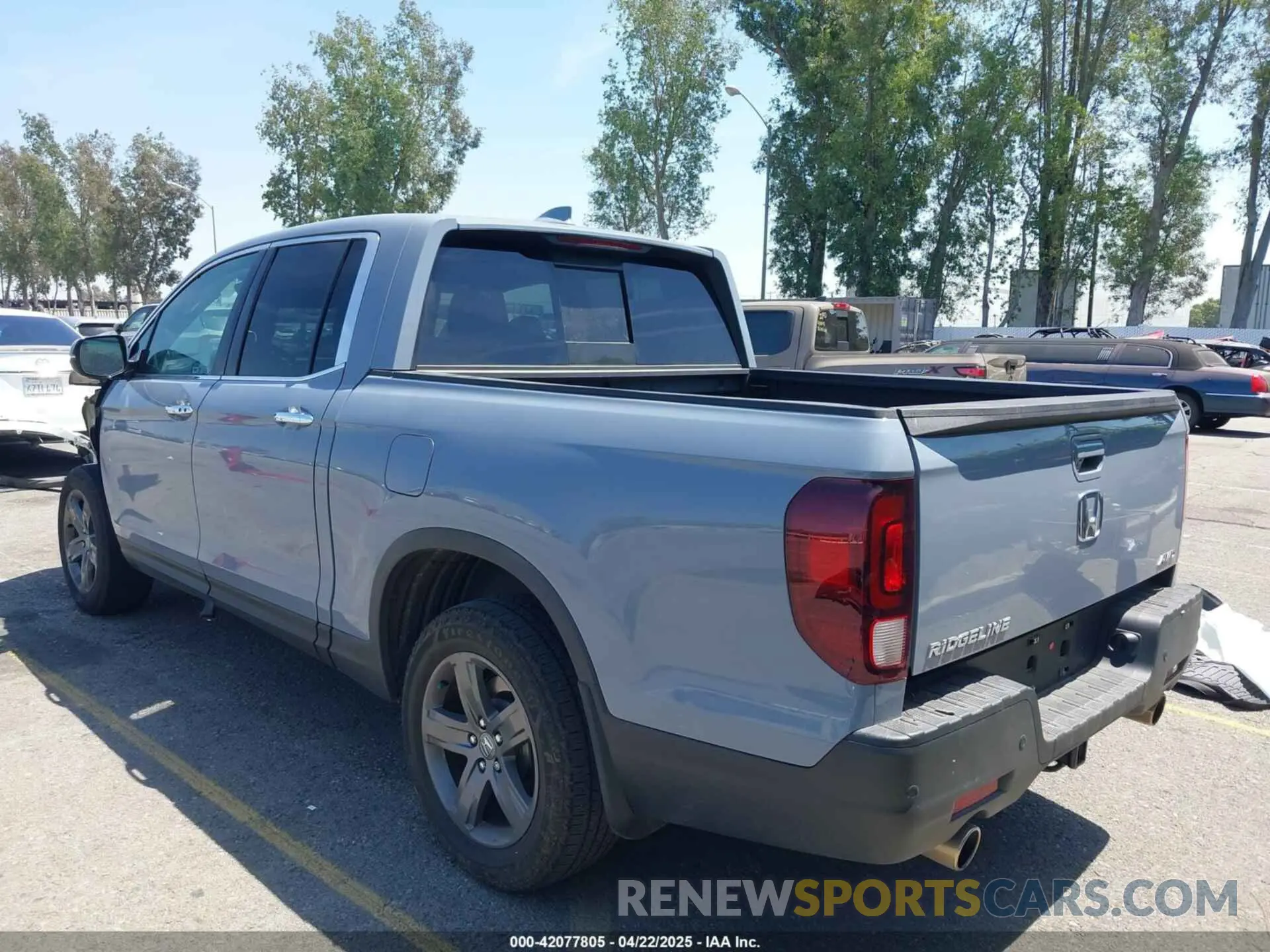 3 fotografías del automóvil dañado 5FPYK3F78NB028776 HONDA RIDGELINE 2022