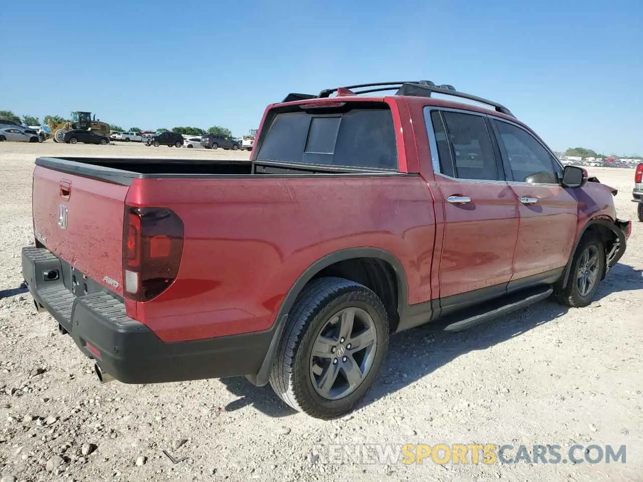 3 fotografías del automóvil dañado 5FPYK3F7XNB005208 HONDA RIDGELINE 2022