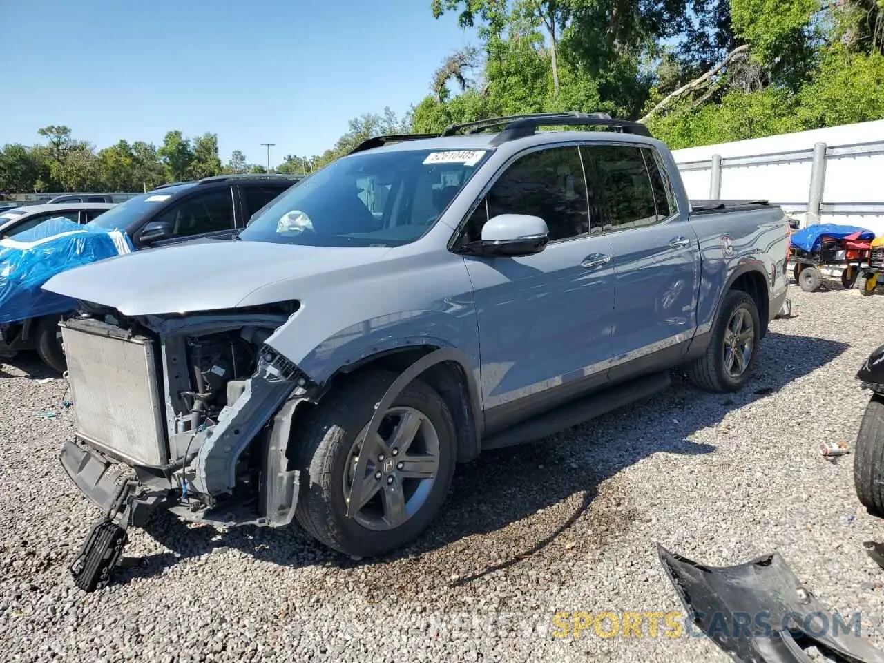 1 fotografías del automóvil dañado 5FPYK3F7XNB035177 HONDA RIDGELINE 2022