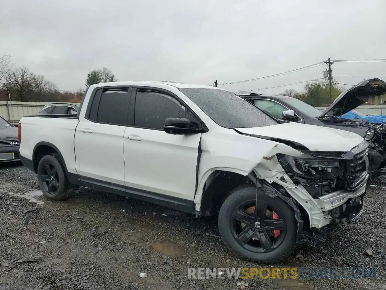 4 fotografías del automóvil dañado 5FPYK3F80NB014766 HONDA RIDGELINE 2022
