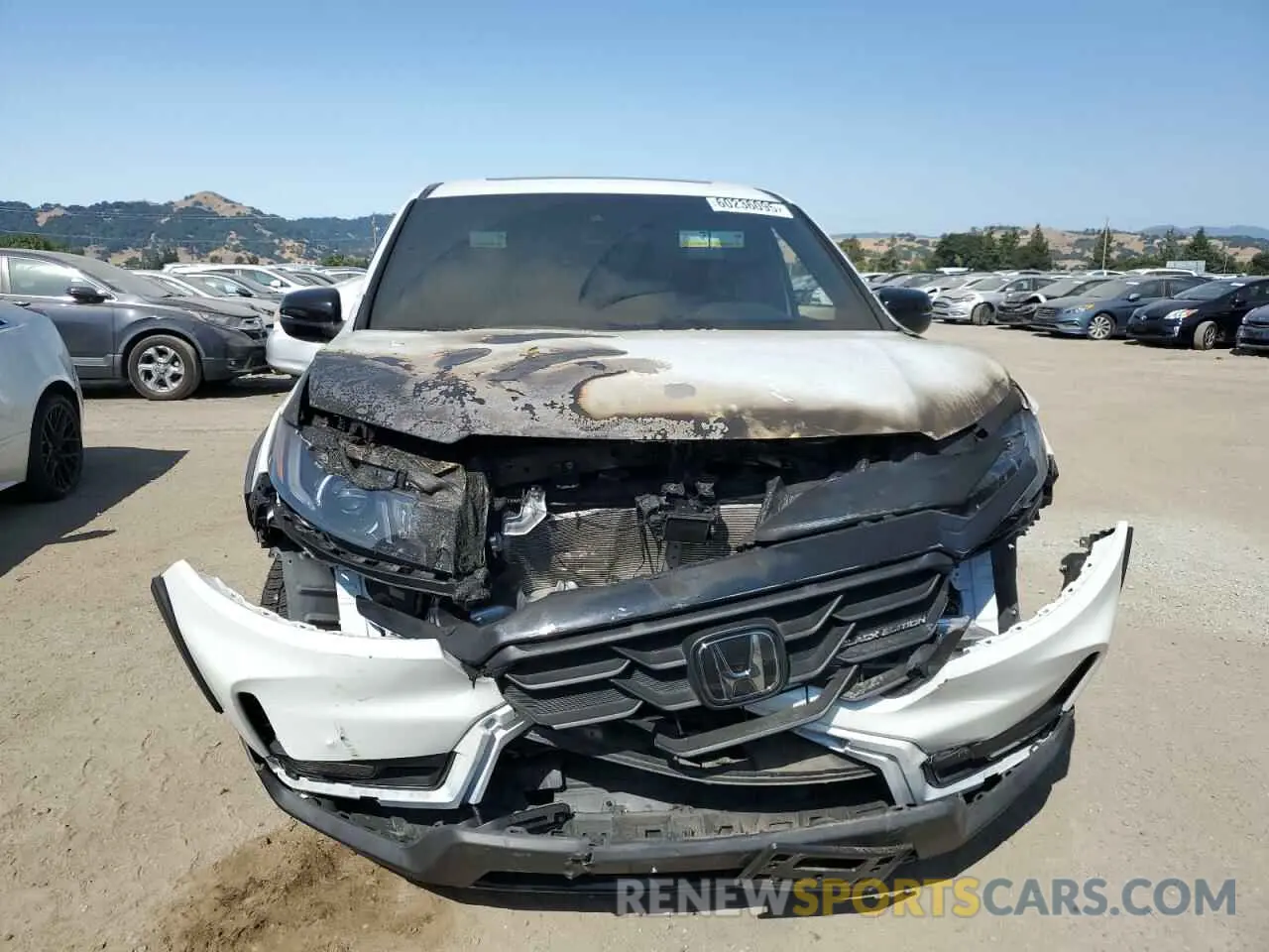 5 fotografías del automóvil dañado 5FPYK3F83NB027401 HONDA RIDGELINE 2022