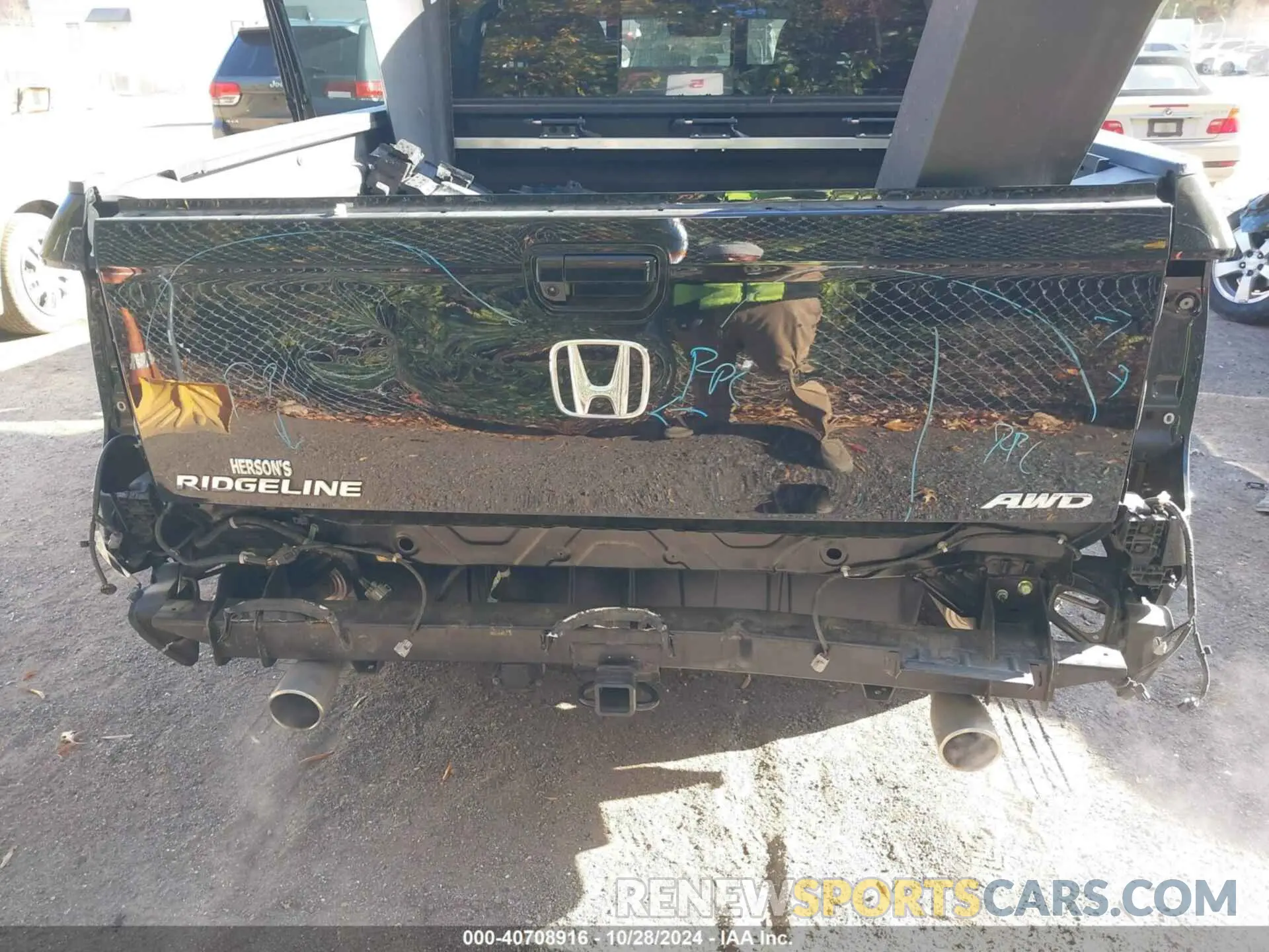 6 fotografías del automóvil dañado 5FPYK3F84NB008002 HONDA RIDGELINE 2022