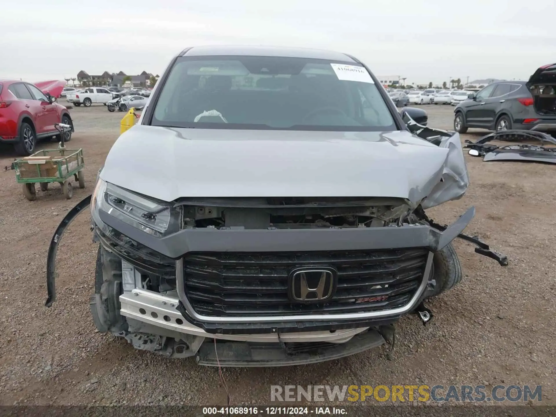 12 fotografías del automóvil dañado 5FPYK3F16PB049866 HONDA RIDGELINE 2023