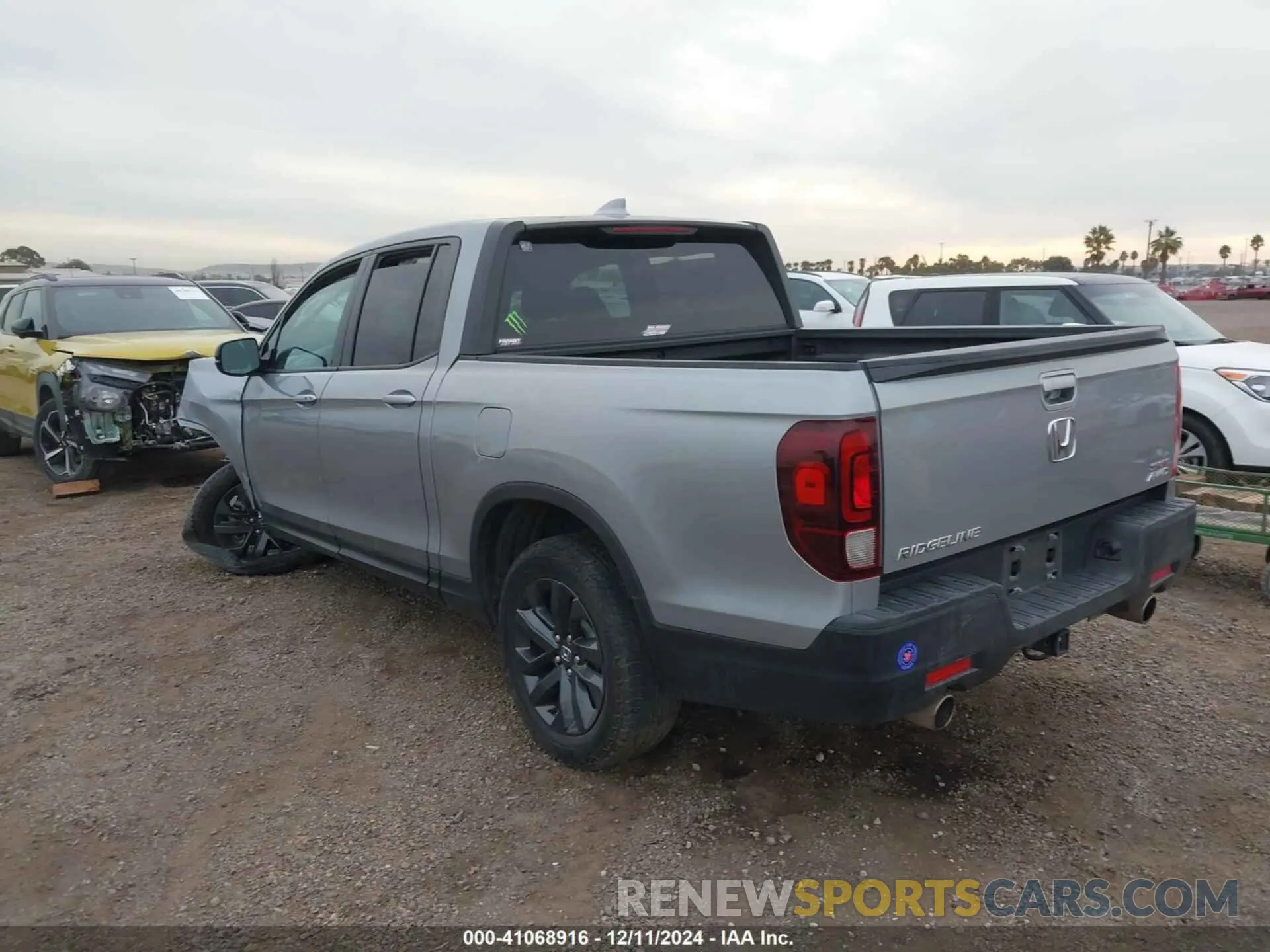 3 fotografías del automóvil dañado 5FPYK3F16PB049866 HONDA RIDGELINE 2023