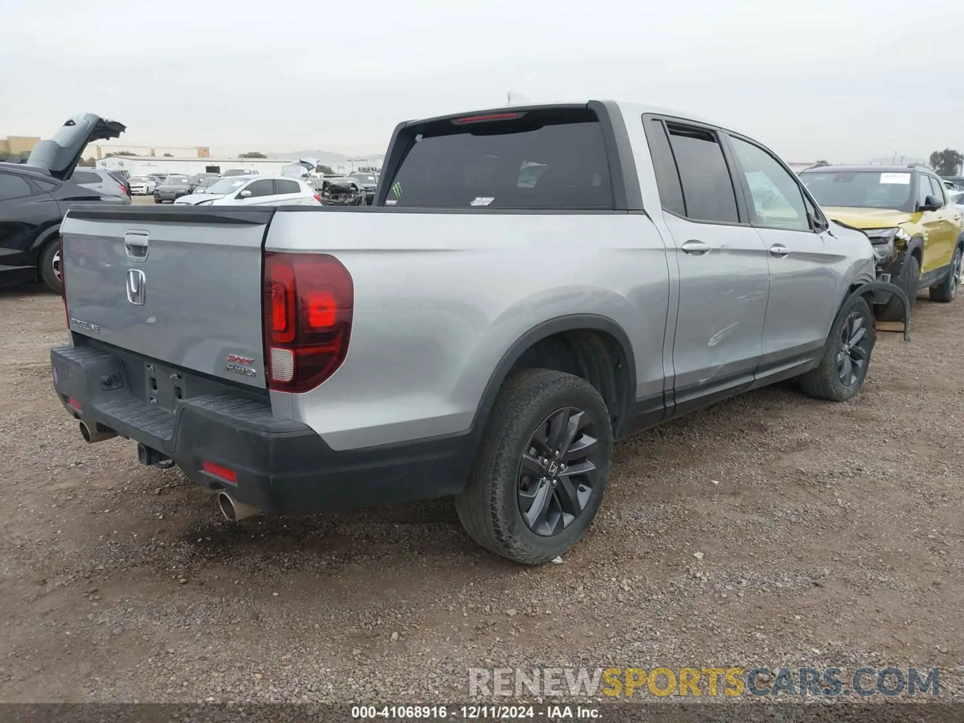 4 fotografías del automóvil dañado 5FPYK3F16PB049866 HONDA RIDGELINE 2023