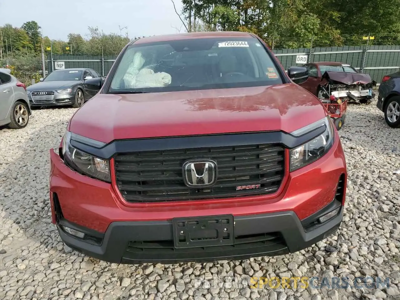 5 fotografías del automóvil dañado 5FPYK3F1XPB050292 HONDA RIDGELINE 2023