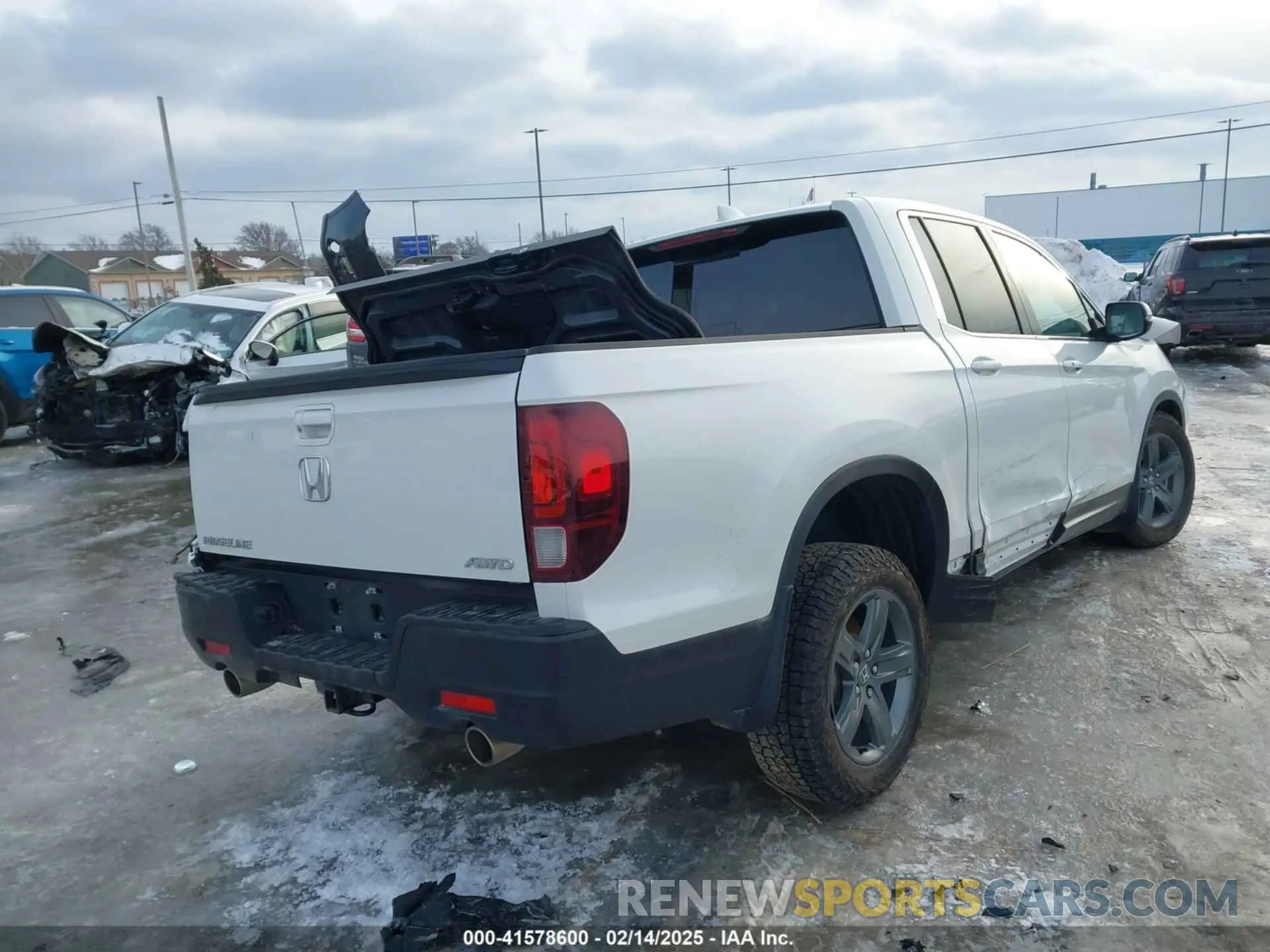 4 fotografías del automóvil dañado 5FPYK3F50PB041149 HONDA RIDGELINE 2023