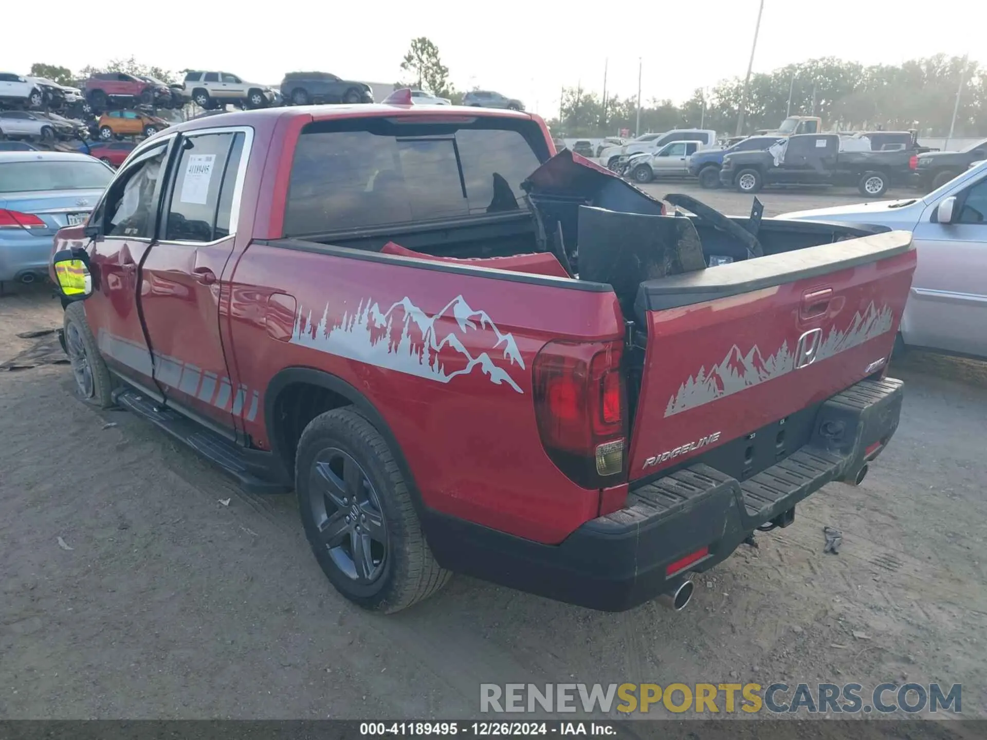 3 fotografías del automóvil dañado 5FPYK3F50PB055360 HONDA RIDGELINE 2023
