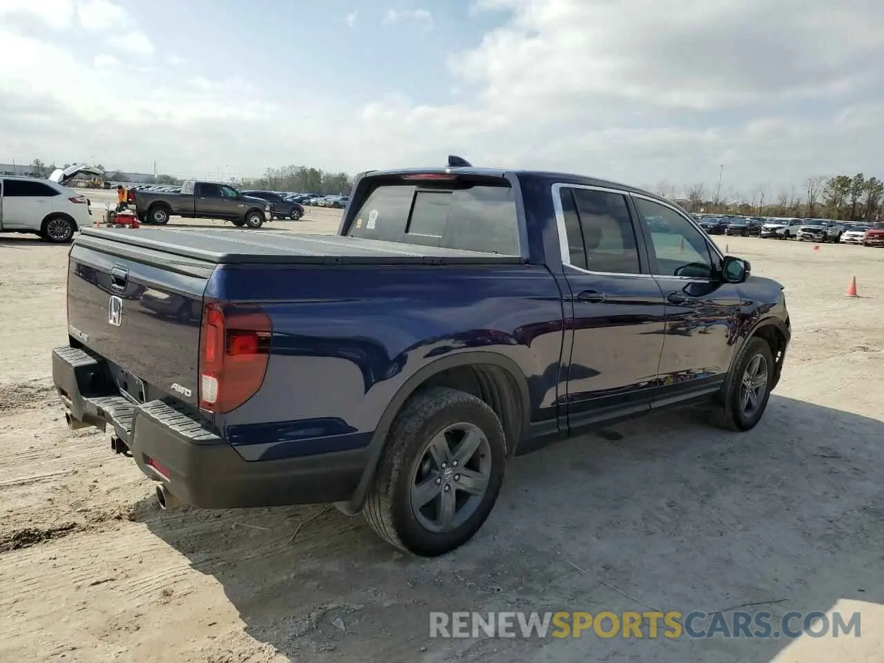 3 fotografías del automóvil dañado 5FPYK3F51PB012274 HONDA RIDGELINE 2023