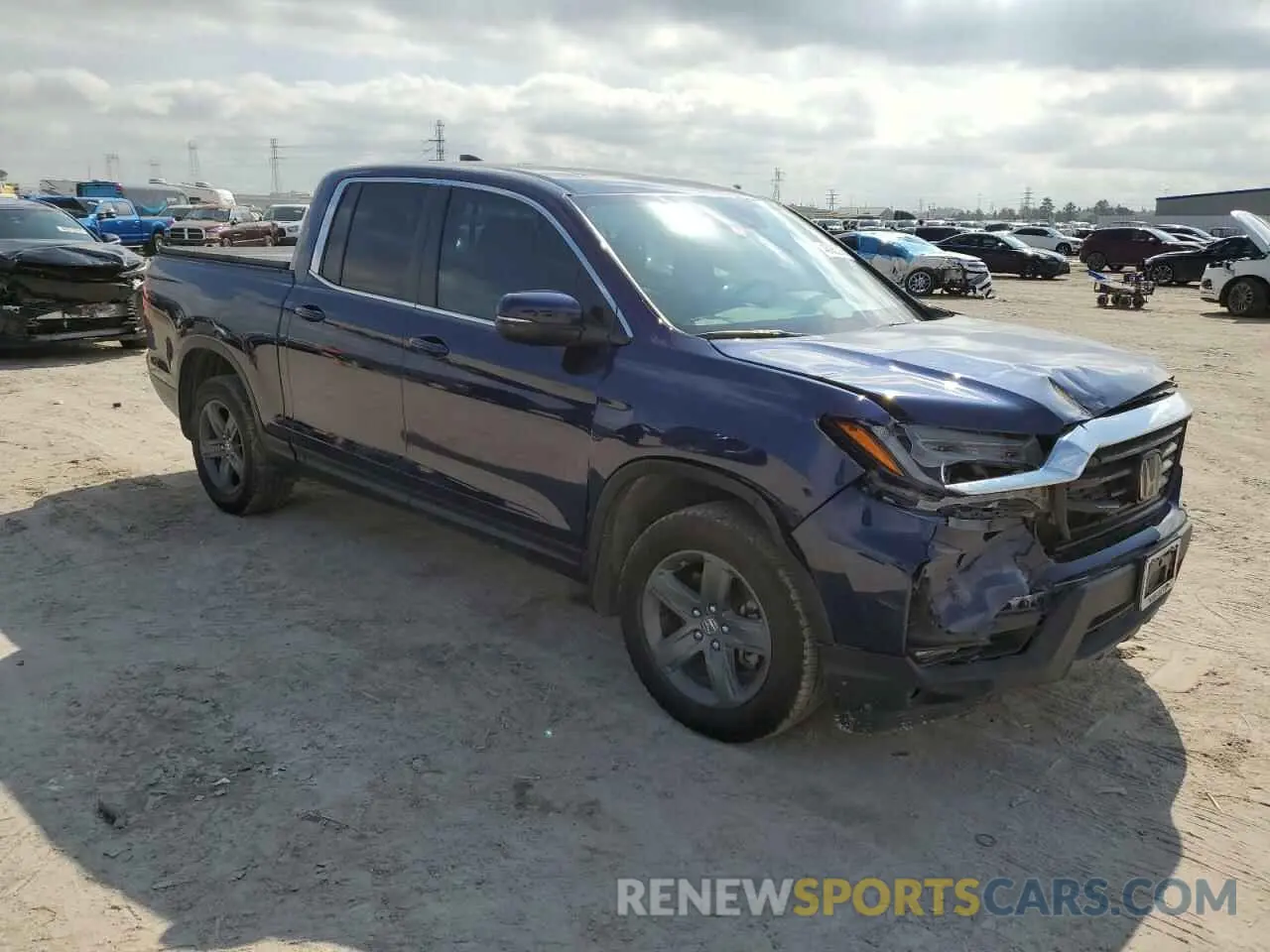 4 fotografías del automóvil dañado 5FPYK3F51PB012274 HONDA RIDGELINE 2023