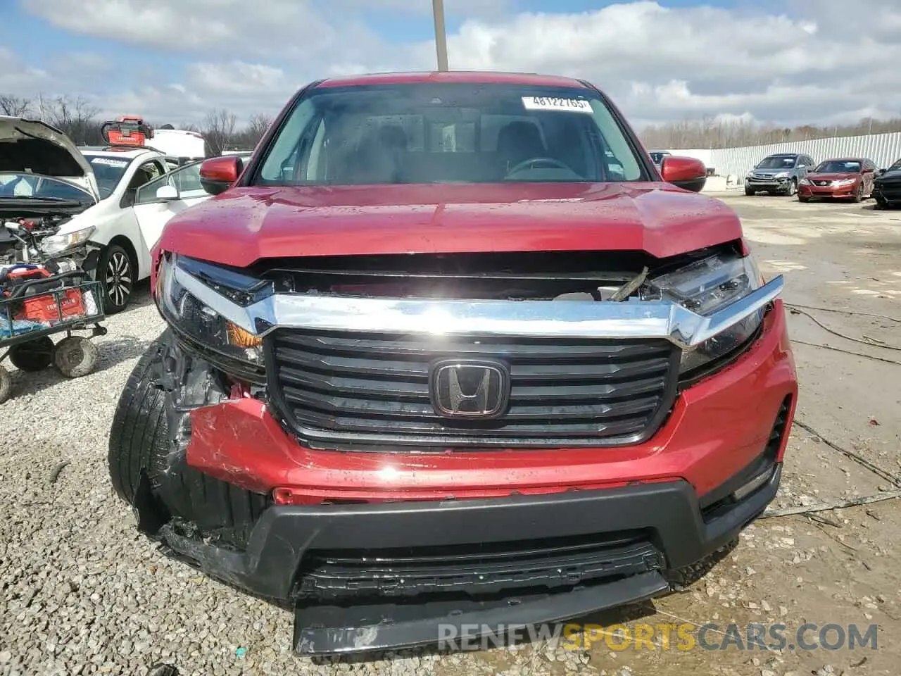 5 fotografías del automóvil dañado 5FPYK3F51PB019841 HONDA RIDGELINE 2023