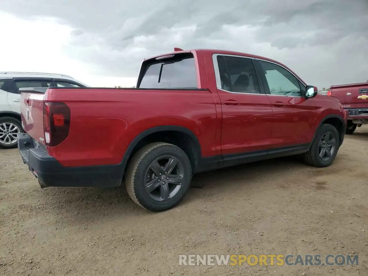 3 fotografías del automóvil dañado 5FPYK3F52PB036809 HONDA RIDGELINE 2023