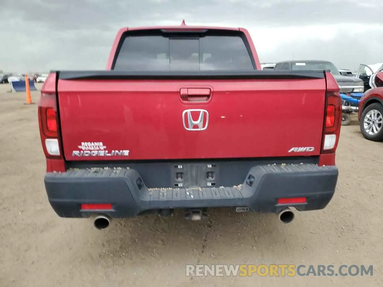 6 fotografías del automóvil dañado 5FPYK3F52PB036809 HONDA RIDGELINE 2023