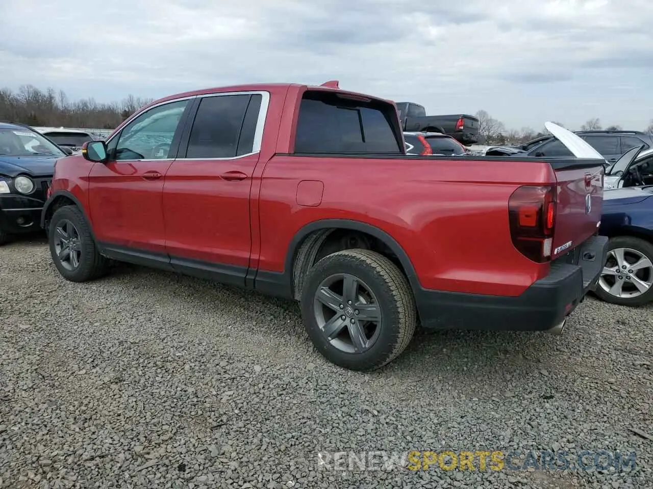 2 fotografías del automóvil dañado 5FPYK3F52PB044960 HONDA RIDGELINE 2023