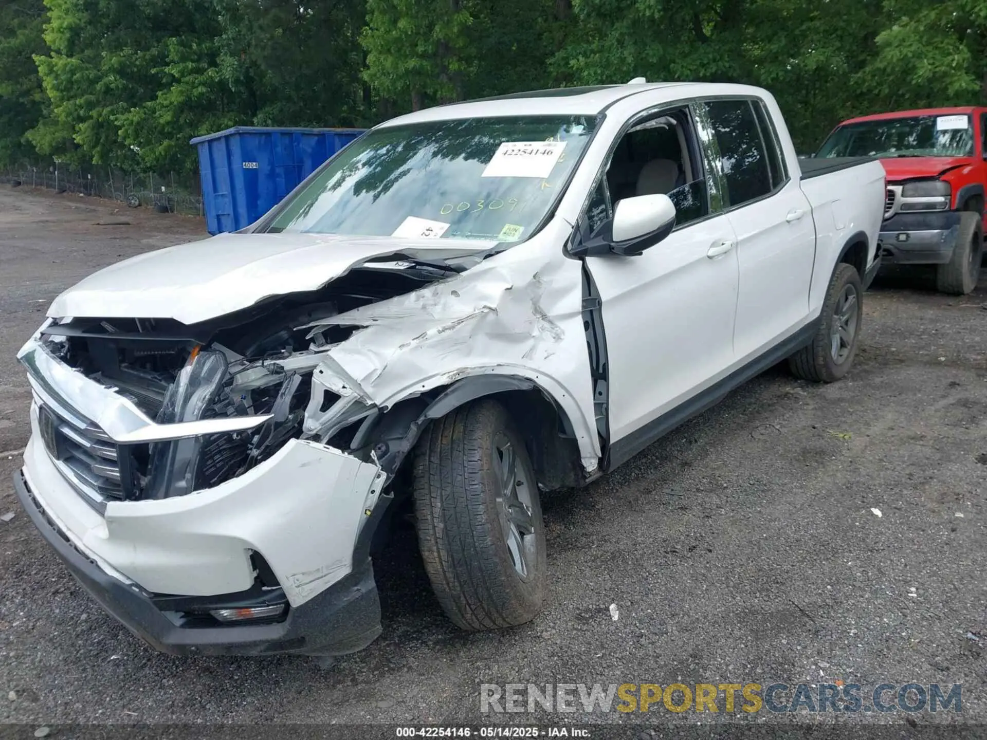 2 fotografías del automóvil dañado 5FPYK3F53PB003091 HONDA RIDGELINE 2023