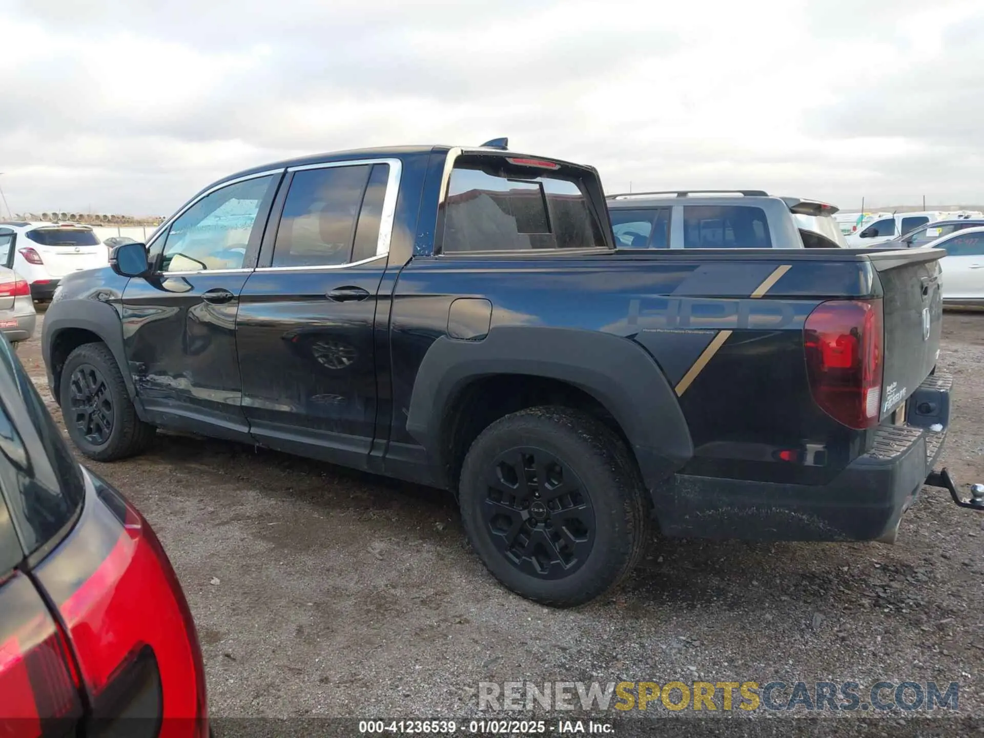 14 fotografías del automóvil dañado 5FPYK3F53PB034101 HONDA RIDGELINE 2023