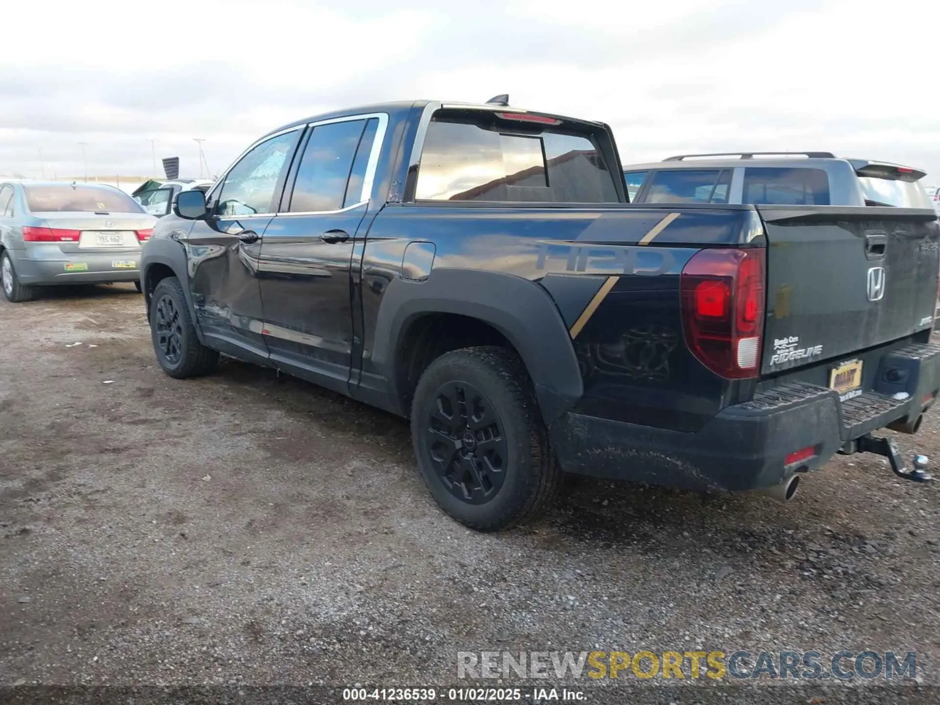 3 fotografías del automóvil dañado 5FPYK3F53PB034101 HONDA RIDGELINE 2023
