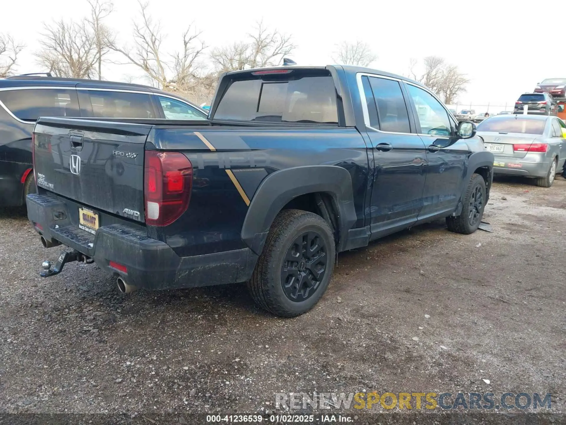 4 fotografías del automóvil dañado 5FPYK3F53PB034101 HONDA RIDGELINE 2023