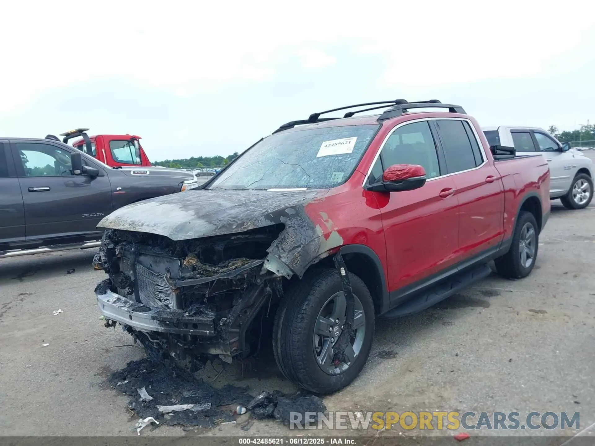 2 fotografías del automóvil dañado 5FPYK3F53PB059323 HONDA RIDGELINE 2023