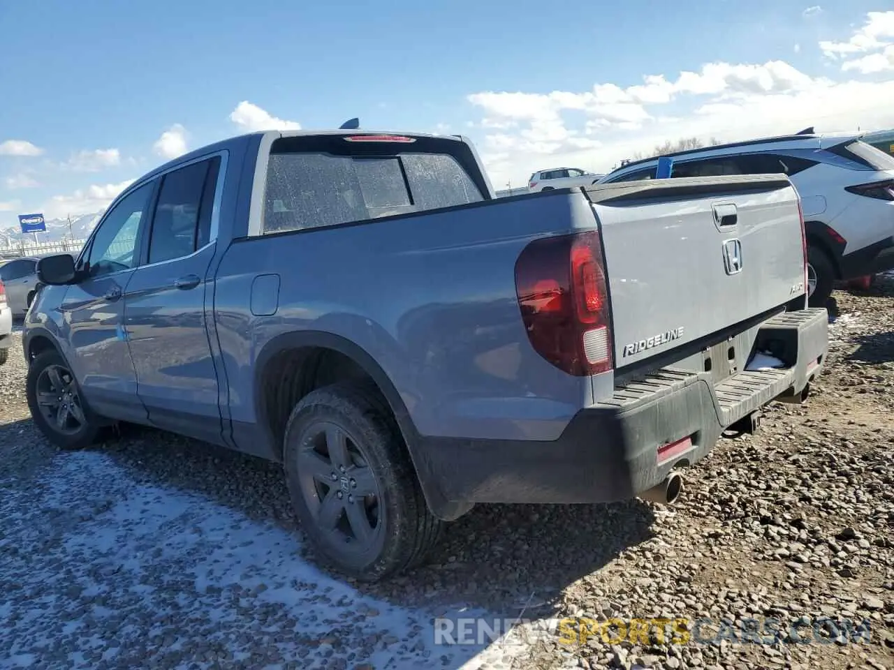 2 fotografías del automóvil dañado 5FPYK3F54PB003438 HONDA RIDGELINE 2023