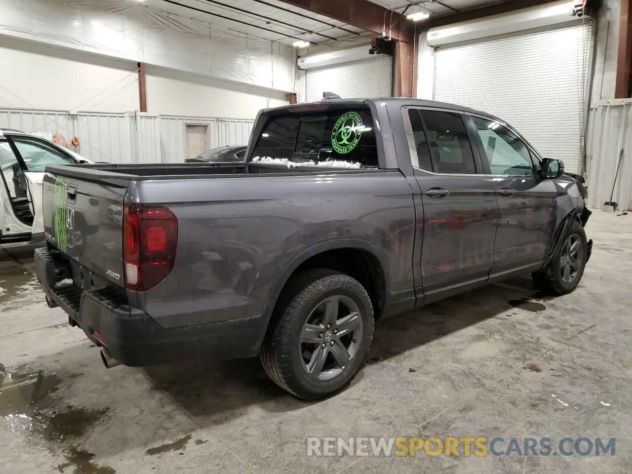 3 fotografías del automóvil dañado 5FPYK3F54PB007988 HONDA RIDGELINE 2023