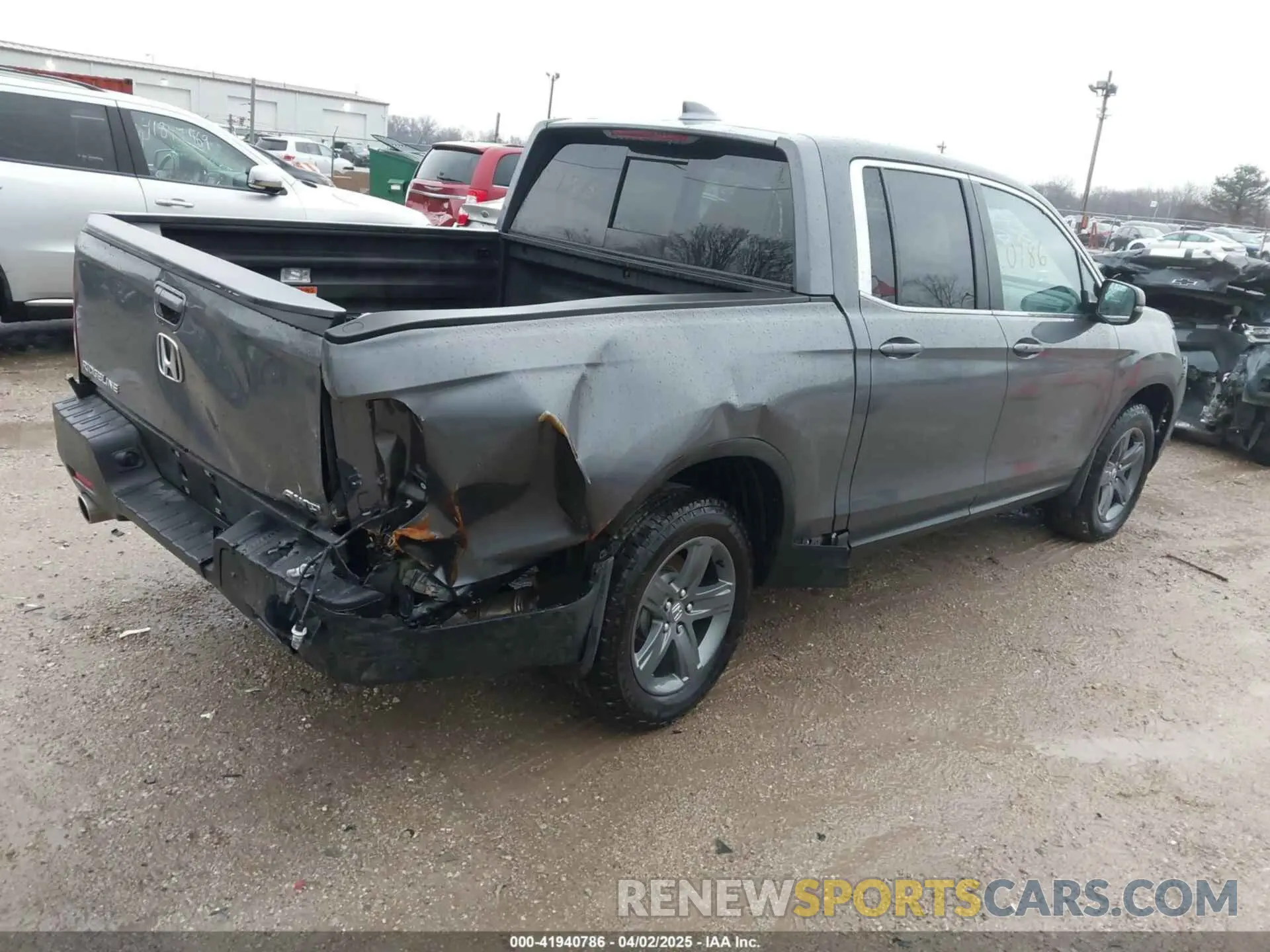 4 fotografías del automóvil dañado 5FPYK3F55PB062403 HONDA RIDGELINE 2023