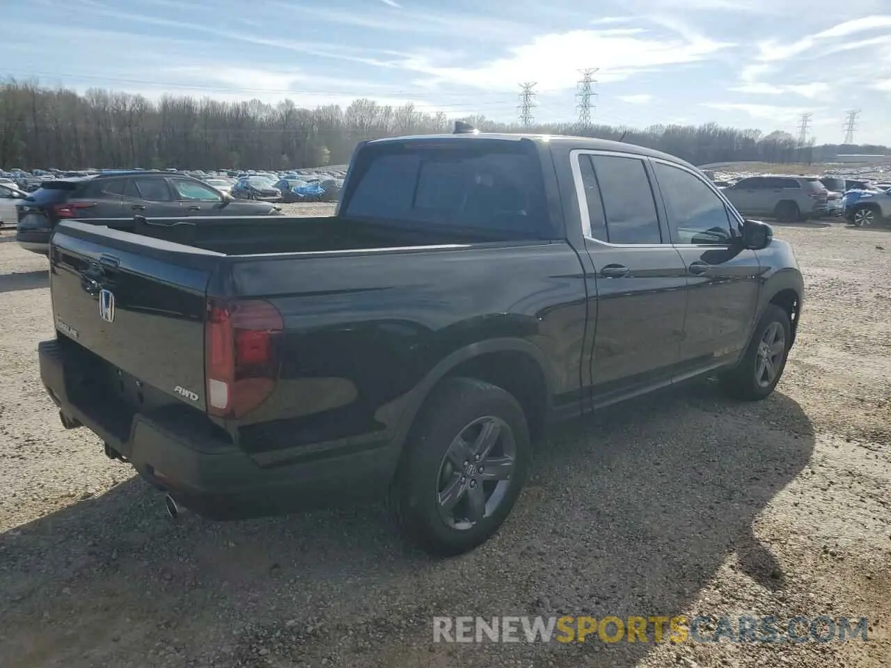 3 fotografías del automóvil dañado 5FPYK3F57PB035588 HONDA RIDGELINE 2023