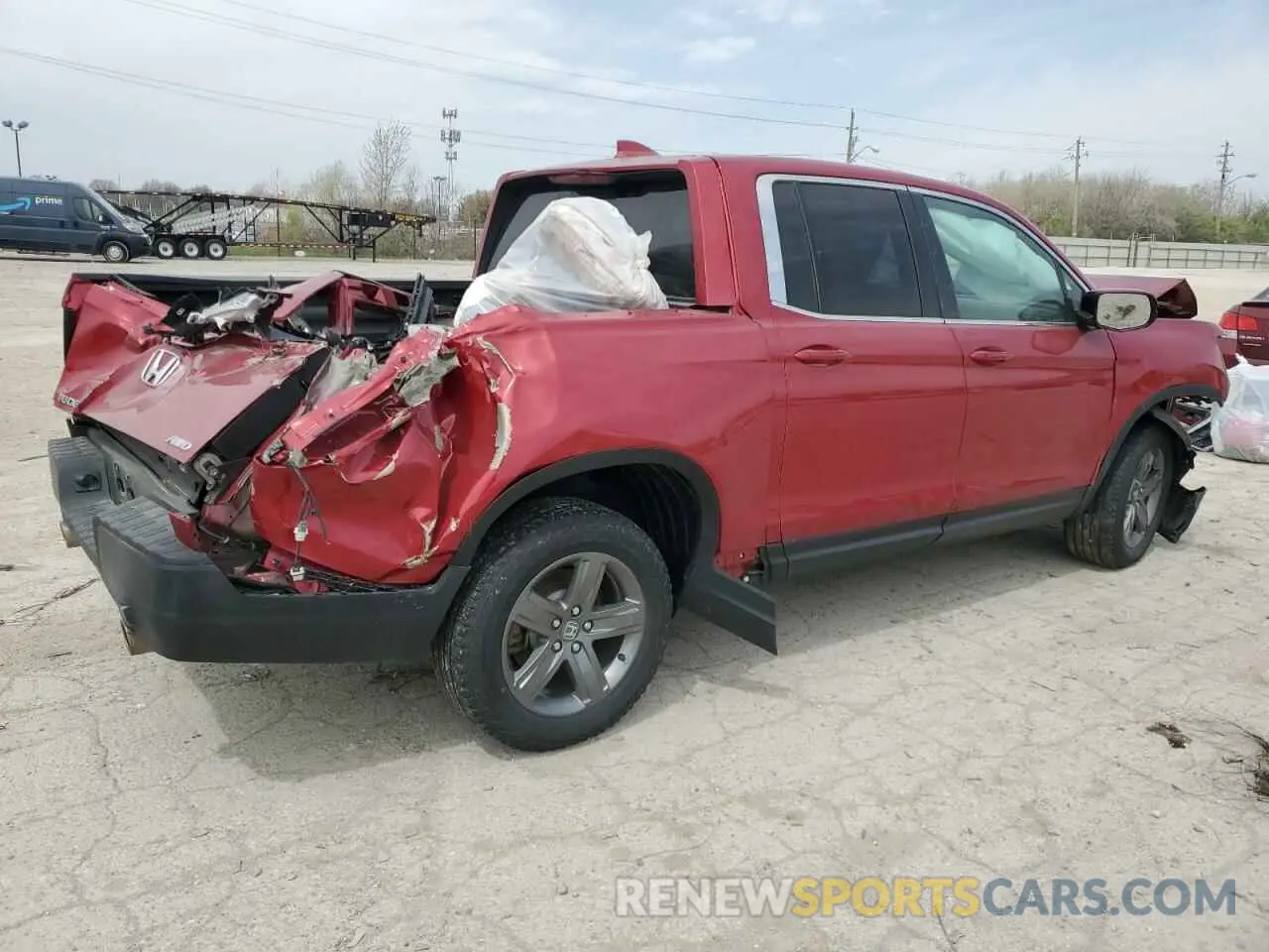 3 fotografías del automóvil dañado 5FPYK3F59PB055325 HONDA RIDGELINE 2023