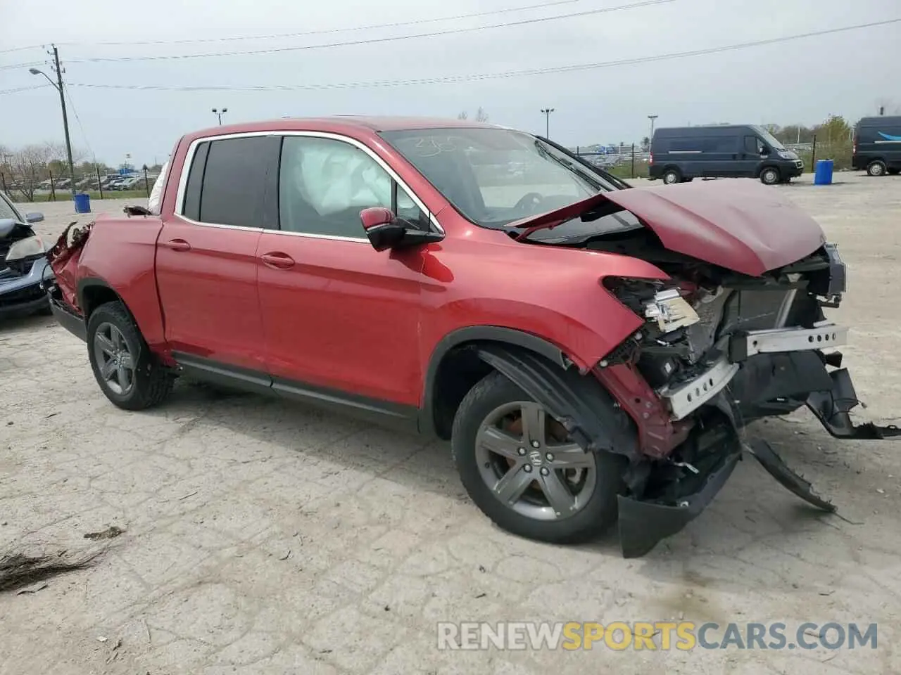 4 fotografías del automóvil dañado 5FPYK3F59PB055325 HONDA RIDGELINE 2023