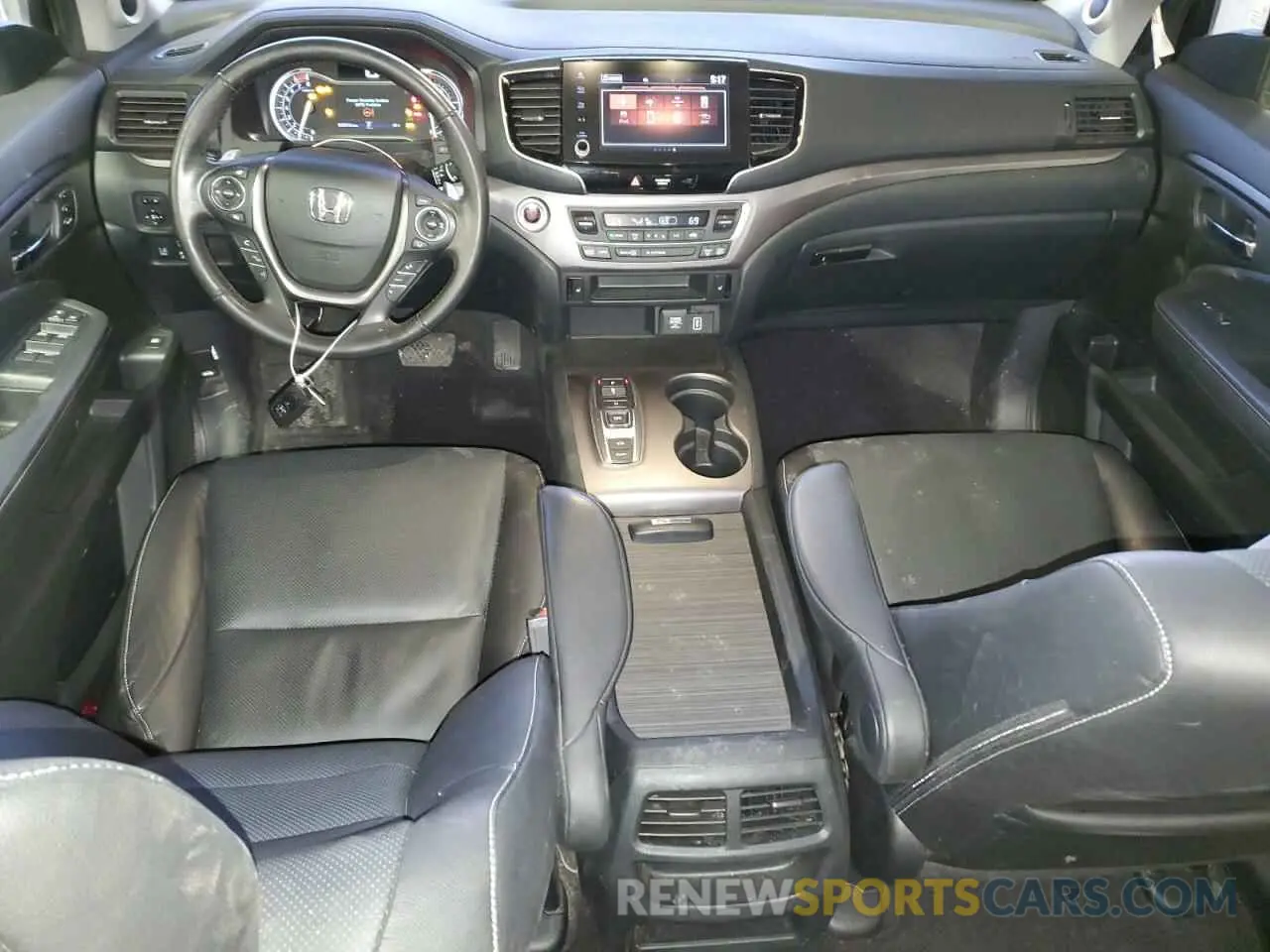 8 fotografías del automóvil dañado 5FPYK3F5XPB016047 HONDA RIDGELINE 2023