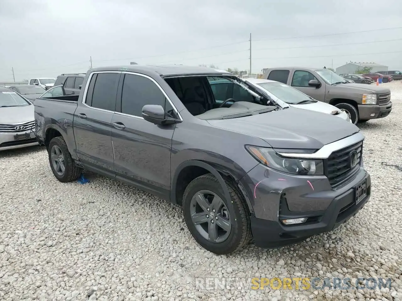 4 fotografías del automóvil dañado 5FPYK3F5XPB025508 HONDA RIDGELINE 2023