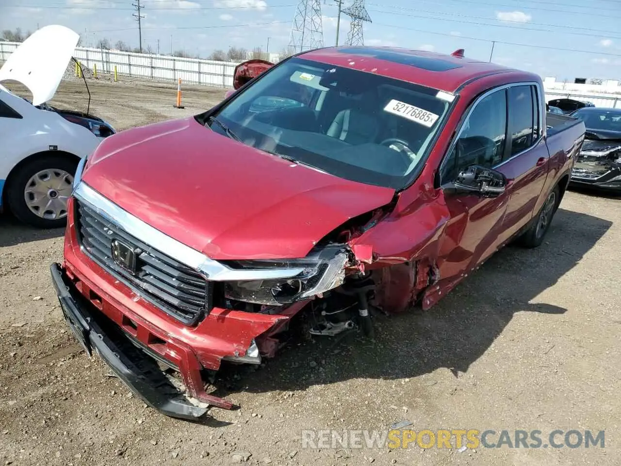 1 fotografías del automóvil dañado 5FPYK3F5XPB055267 HONDA RIDGELINE 2023