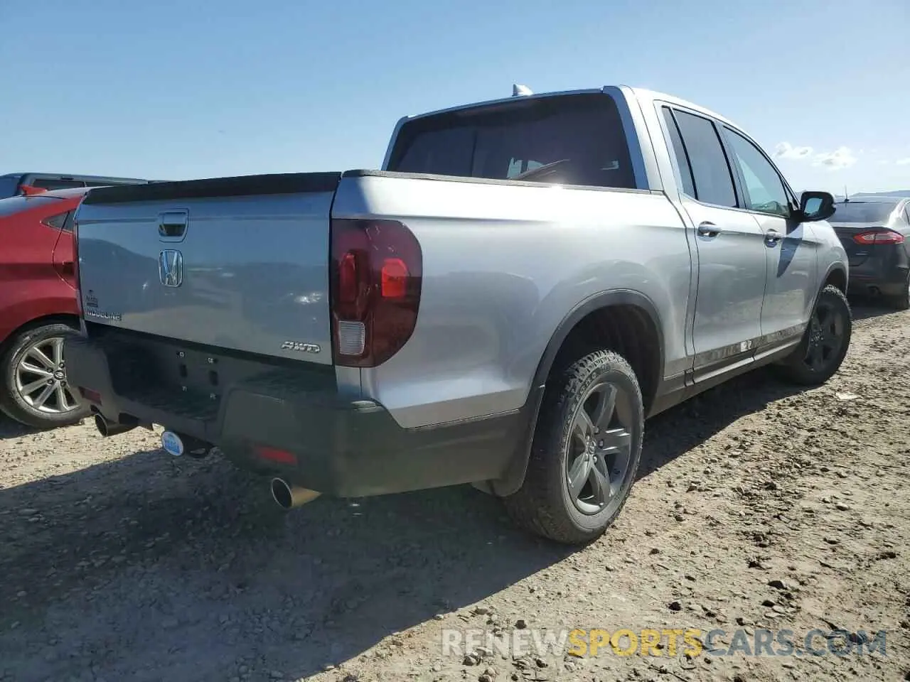 3 fotografías del automóvil dañado 5FPYK3F5XPB055432 HONDA RIDGELINE 2023
