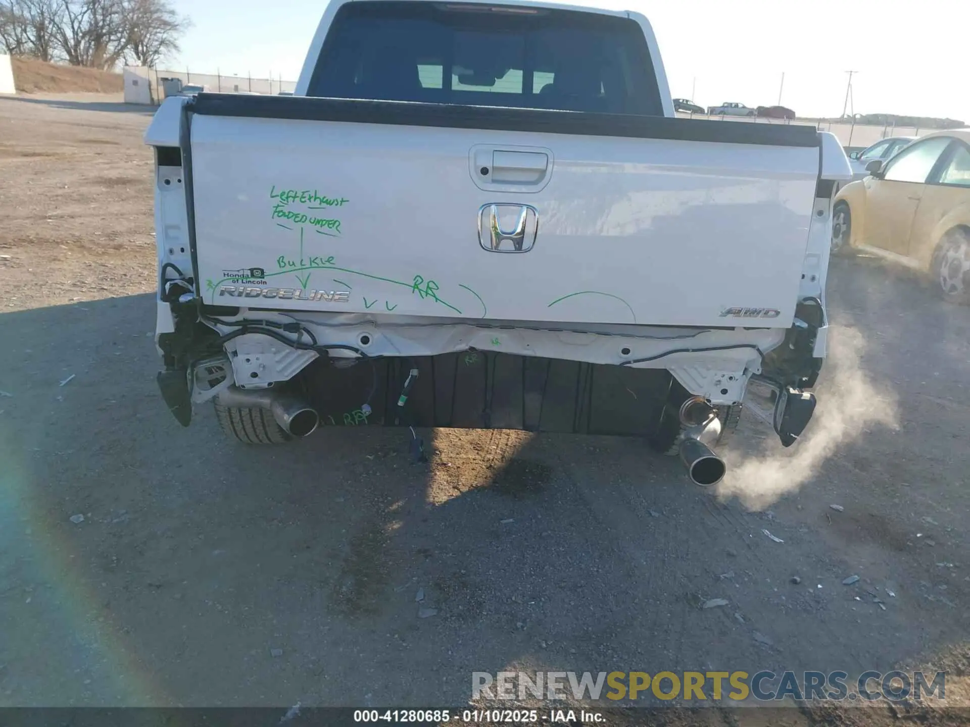 6 fotografías del automóvil dañado 5FPYK3F5XPB068729 HONDA RIDGELINE 2023