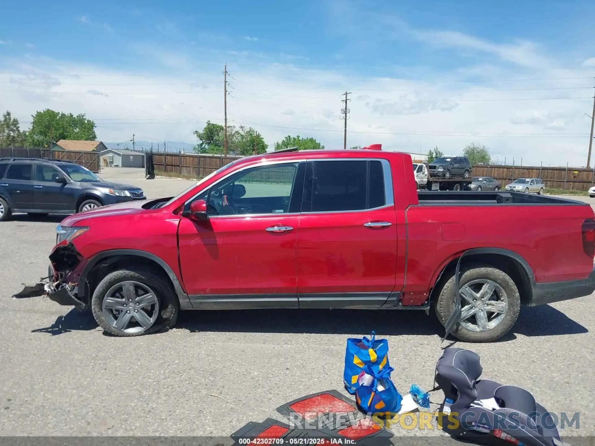 14 fotografías del automóvil dañado 5FPYK3F71PB034485 HONDA RIDGELINE 2023