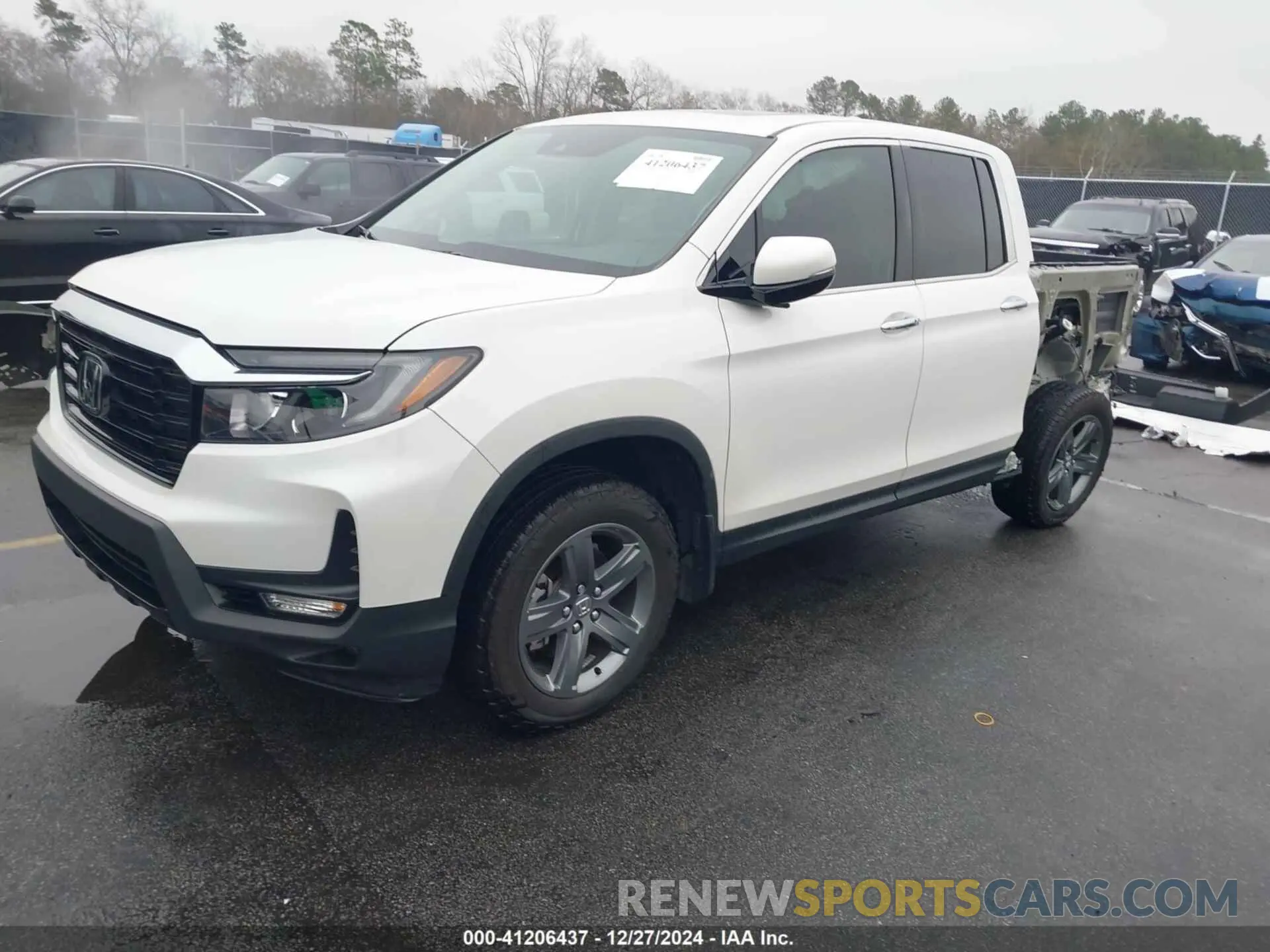 2 fotografías del automóvil dañado 5FPYK3F72PB035273 HONDA RIDGELINE 2023