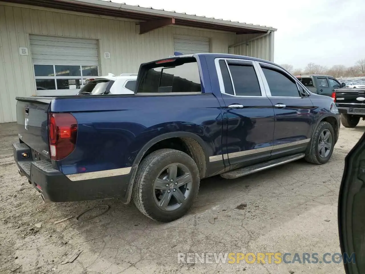 3 fotografías del automóvil dañado 5FPYK3F73PB047206 HONDA RIDGELINE 2023