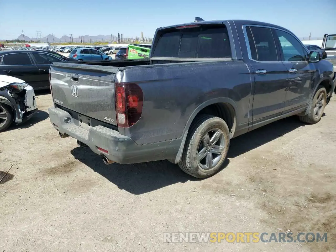 3 fotografías del automóvil dañado 5FPYK3F76PB003345 HONDA RIDGELINE 2023