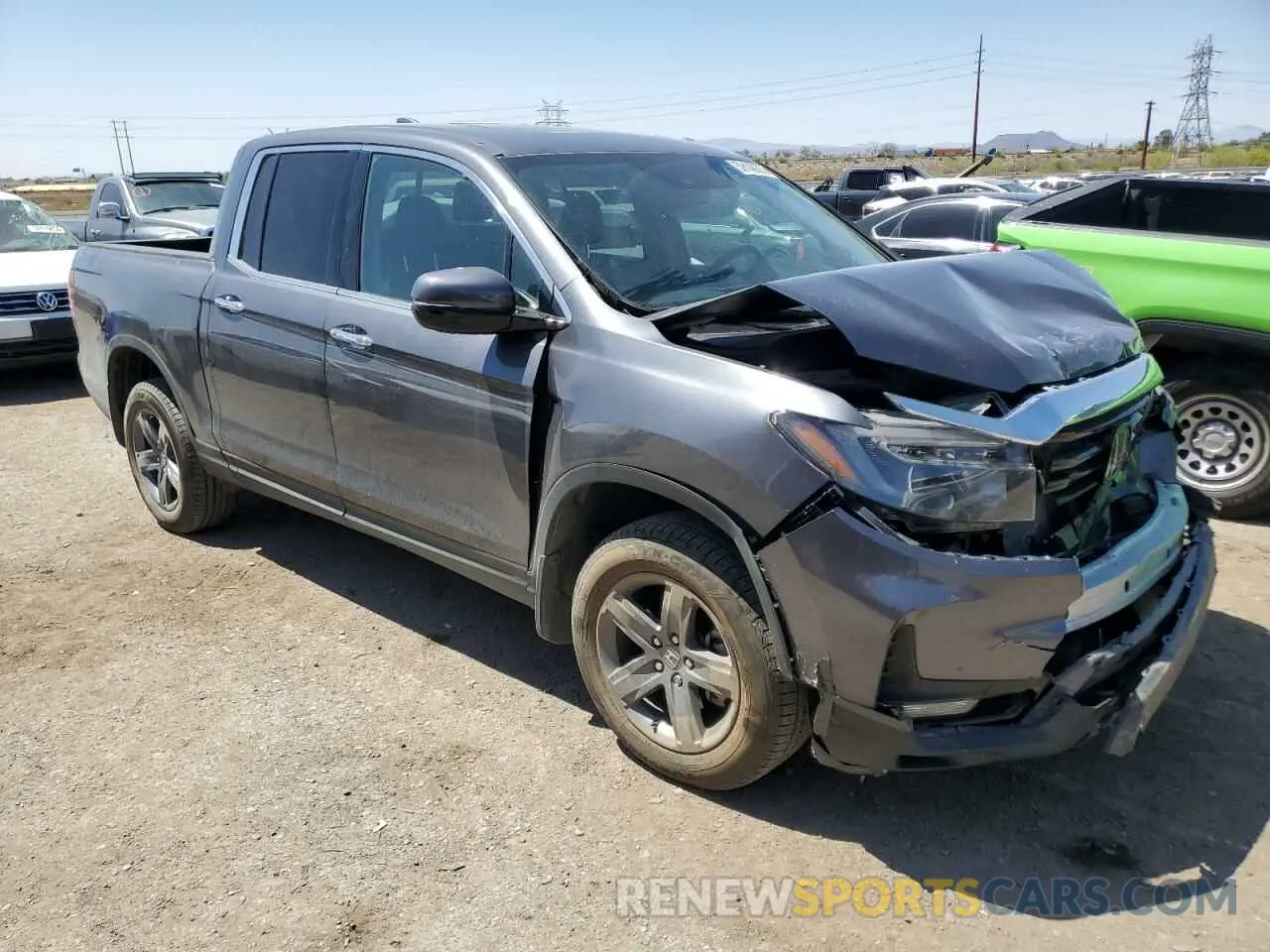 4 fotografías del automóvil dañado 5FPYK3F76PB003345 HONDA RIDGELINE 2023