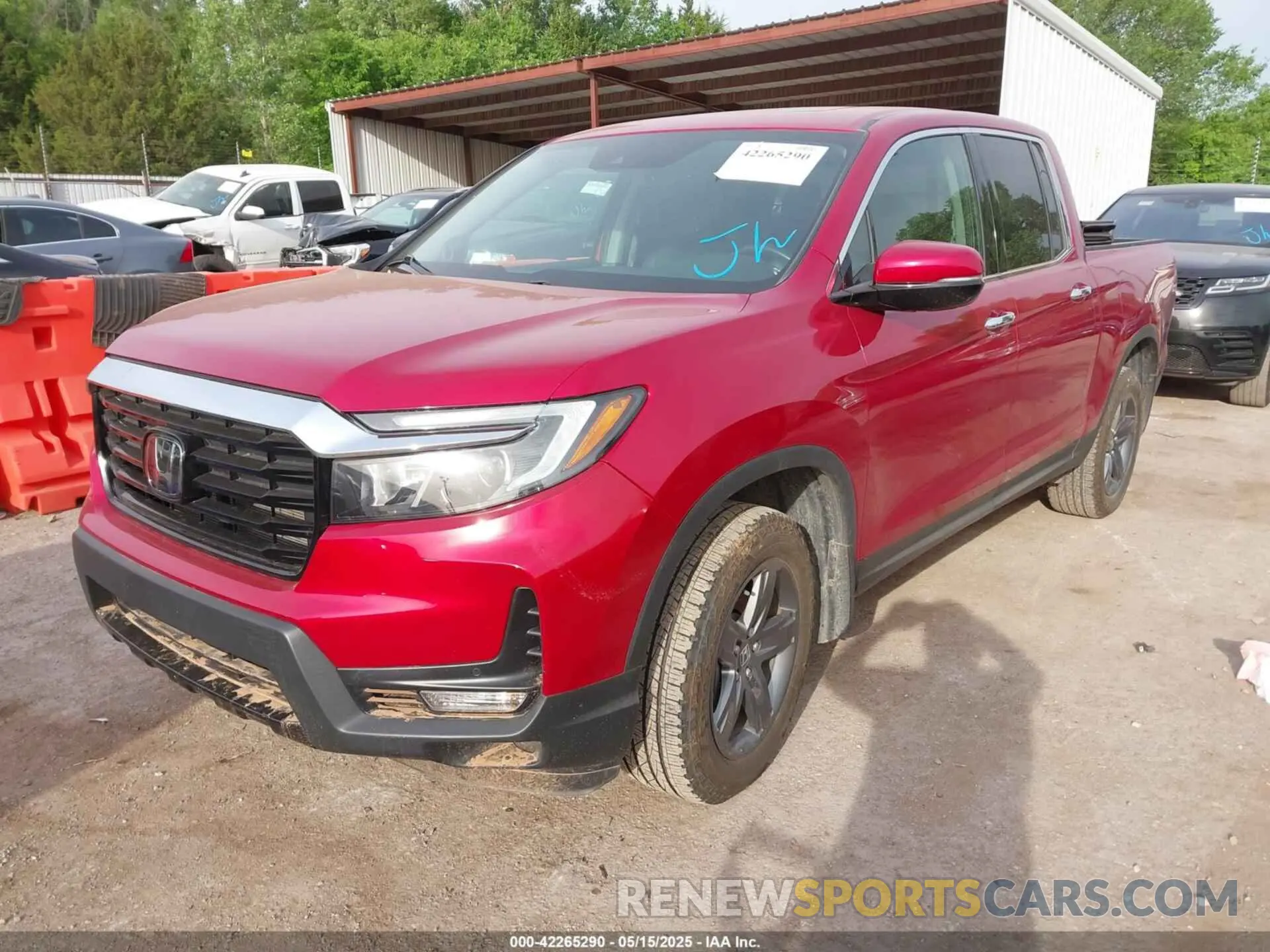 2 fotografías del automóvil dañado 5FPYK3F76PB013258 HONDA RIDGELINE 2023