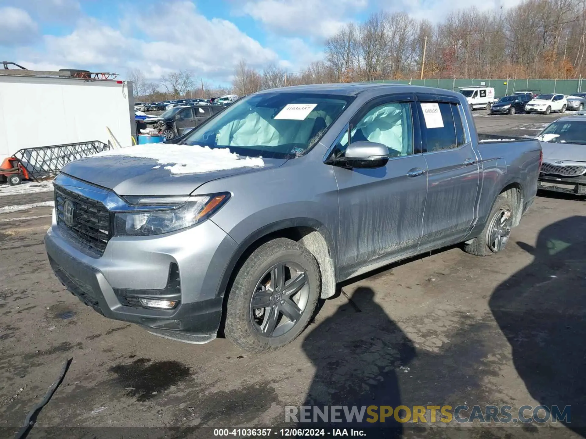 2 fotografías del automóvil dañado 5FPYK3F76PB053095 HONDA RIDGELINE 2023