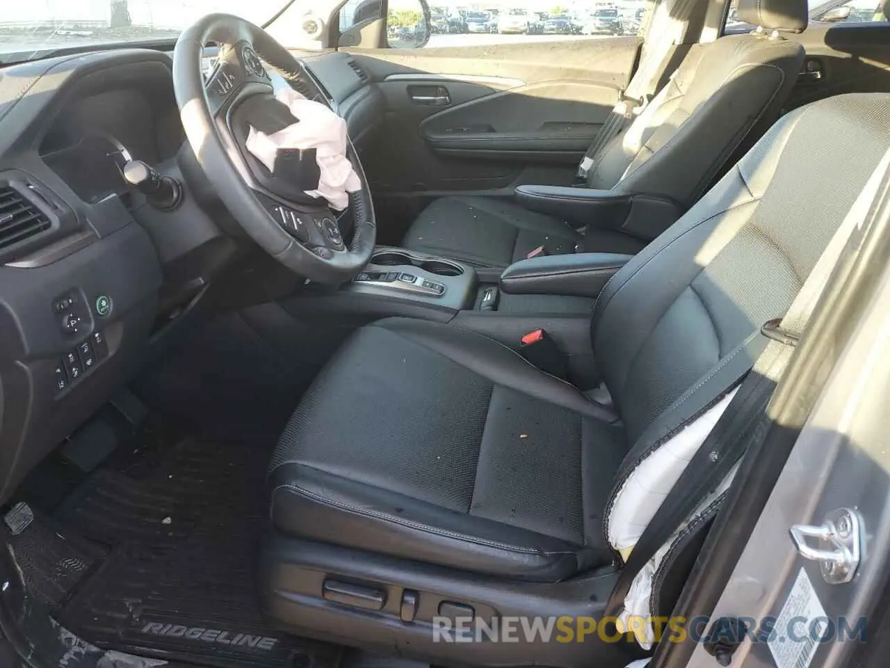 7 fotografías del automóvil dañado 5FPYK3F78PB018560 HONDA RIDGELINE 2023