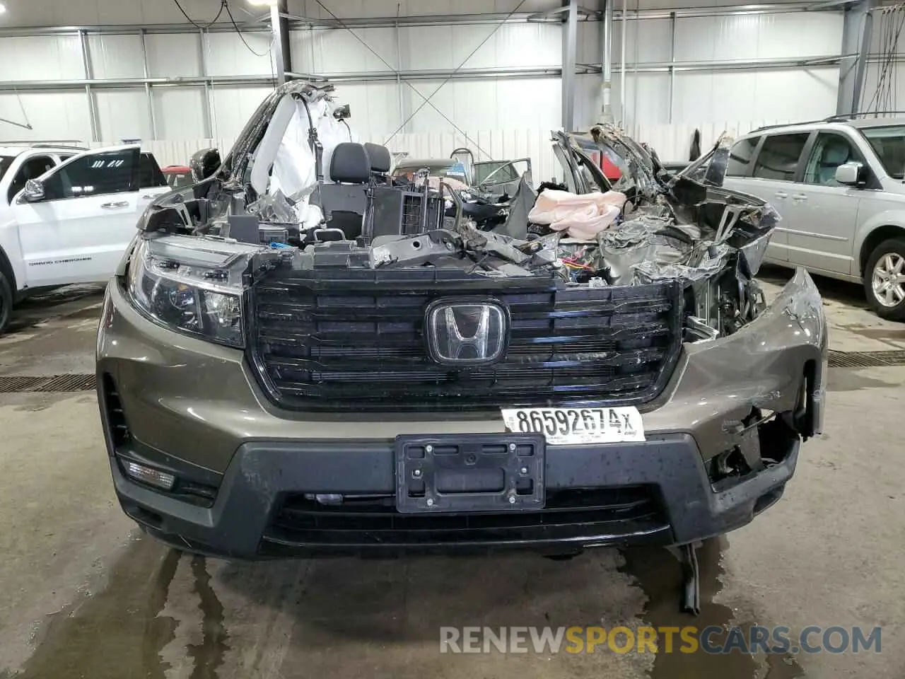 5 fotografías del automóvil dañado 5FPYK3F78PB021247 HONDA RIDGELINE 2023