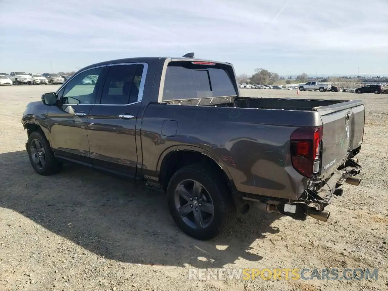 2 fotografías del automóvil dañado 5FPYK3F79PB009656 HONDA RIDGELINE 2023