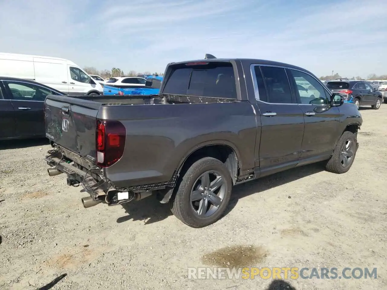 3 fotografías del automóvil dañado 5FPYK3F79PB009656 HONDA RIDGELINE 2023