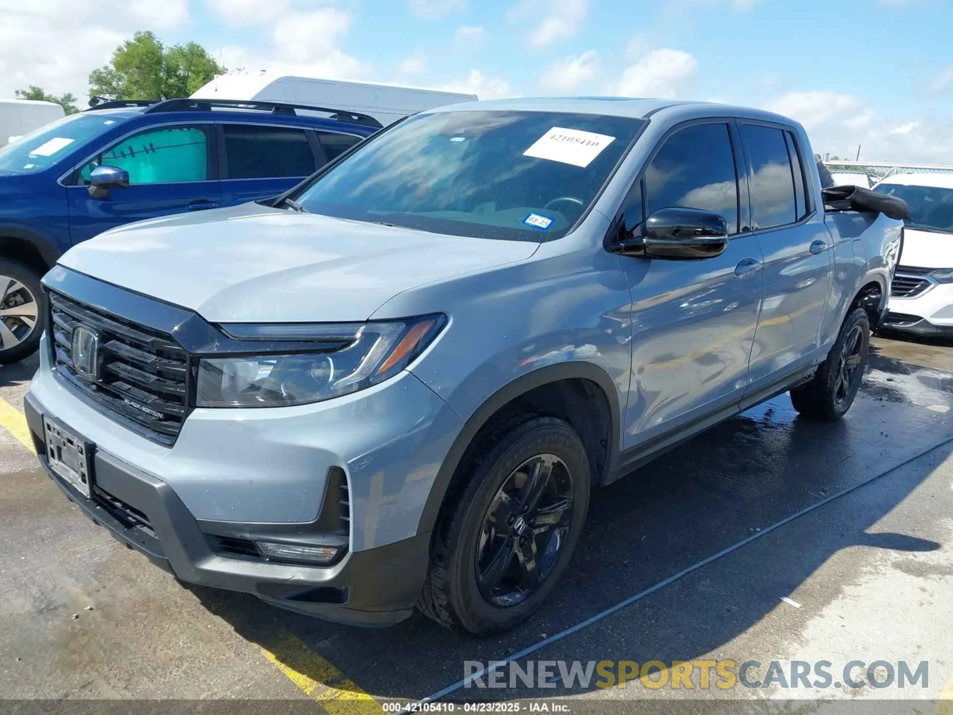 2 fotografías del automóvil dañado 5FPYK3F83PB022931 HONDA RIDGELINE 2023