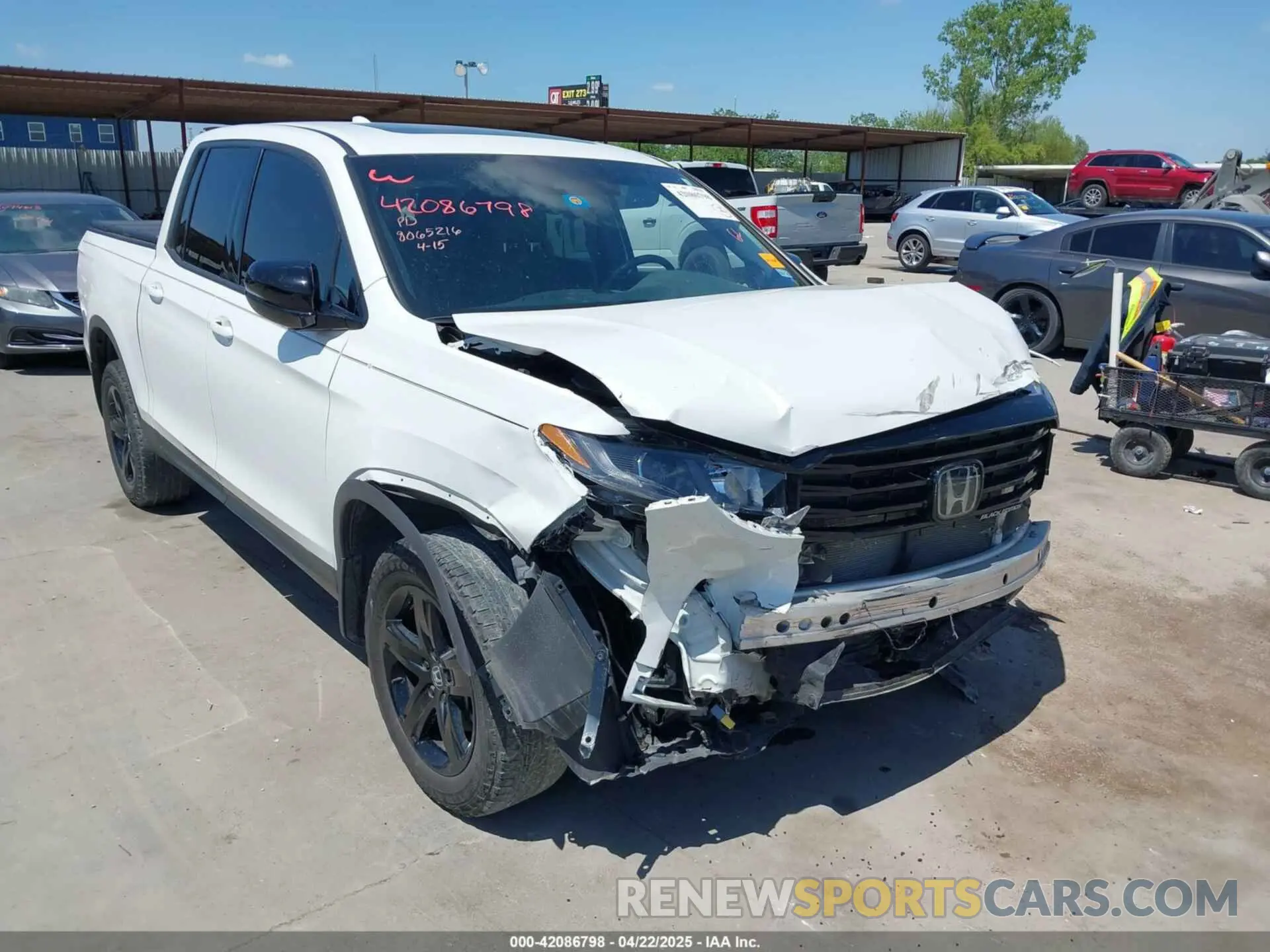 1 fotografías del automóvil dañado 5FPYK3F8XPB009920 HONDA RIDGELINE 2023