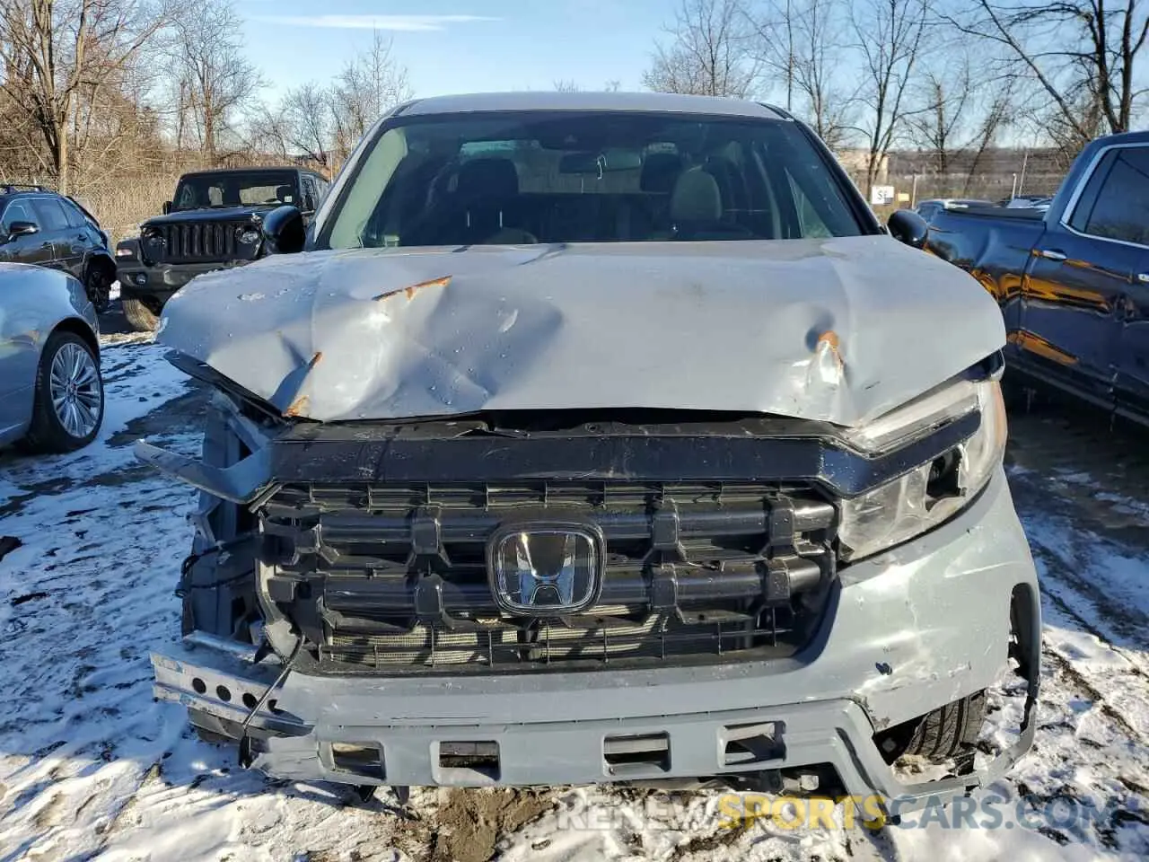 5 fotografías del automóvil dañado 5FPYK3F10RB004313 HONDA RIDGELINE 2024